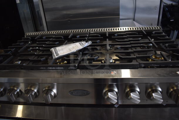 BRAND NEW SCRATCH AND DENT! KoolMore KM-HGRT48-SS Stainless Steel Commercial Countertop Gas Powered 8 Burner Range. 48x26x8 - Image 2 of 5