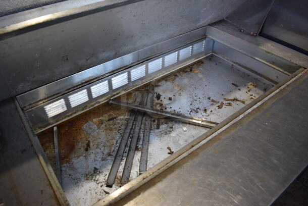 Beverage Air SPE48-18M Stainless Steel Commercial Sandwich Salad Prep Table Bain Marie Mega Top on Commercial Casters. 115 Volts, 1 Phase. 48x34x46. Tested and Powers On But Does Not Get Cold - Image 4 of 7