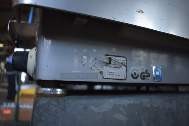 Bizerba Metal Commercial Countertop Meat Slicer Stacker on Metal Stand. 208 Volts, 1 Phase. 38x26x46 - Image 4 of 7