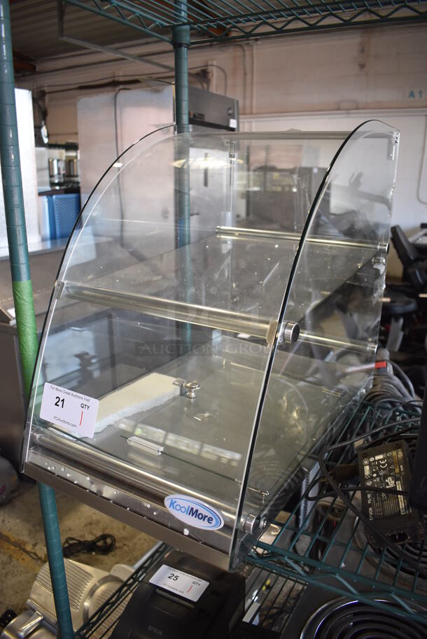 BRAND NEW SCRATCH AND DENT! KoolMore Stainless Steel Commercial Countertop Dry Display Case Merchandiser. 14x24x20 - Image 2 of 3