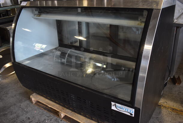 Avantco 178DLC64HCB Stainless Steel Commercial Floor Style Deli Display Case Merchandiser. 115 Volts, 1 Phase. 64x33x48. Tested and Powers On But Does Not Get Cold - Image 2 of 6