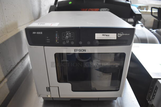 Epson PP-100II N181A Metal Countertop Discproducer. 100-240 Volts, 1 Phase. 15x18x14