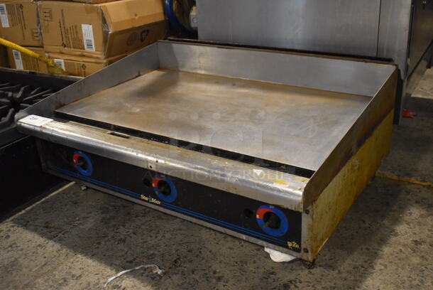 Star Max Stainless Steel Commercial Countertop Natural Gas Powered Flat Top Griddle. 36x30x12 - Image 2 of 5