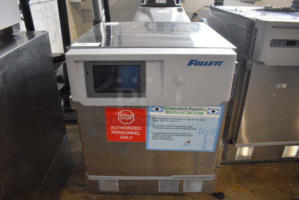 2020 Follett REF4P-TR-00-00 Stainless Steel Commercial Single Door Undercounter Performance Plus Cooler. 115 Volts, 1 Phase. 24x27x32. Tested and Working!
