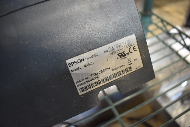 Epson M188B Receipt Printer. 6x10x6 - Image 3 of 4