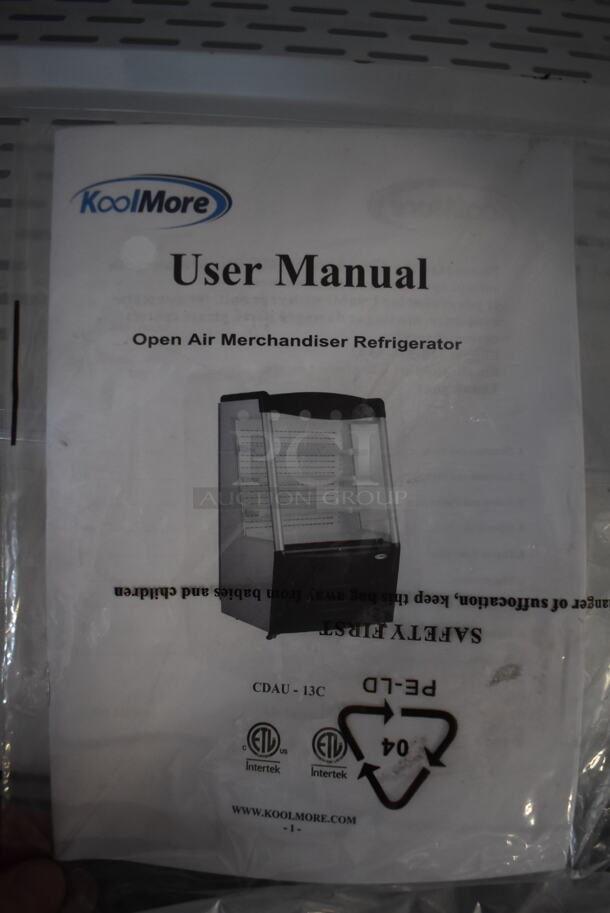 KoolMore CDAU-13C Metal Commercial Open Grab N Go Merchandiser. 36x30x60. Tested and Powers On But Does Not Get Cold - Image 6 of 6