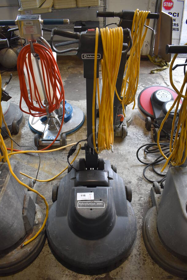 Nilfisk Advance Advolution 20XP Commercial Floor Buffer. 125 Volts, 1 Phase. 24x32x45. Tested and Working!