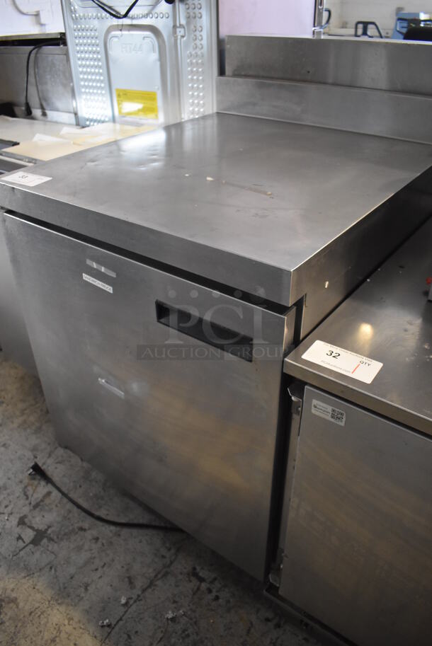 2014 Delfield ST4427N-DHL Stainless Steel Commercial Single Door Work Top Cooler on Commercial Casters. 115 Volts, 1 Phase. 27x32x40. Tested and Powers On But Does Not Get Cold - Image 5 of 7