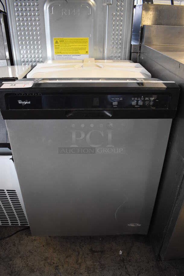 Whirlpool WDF320PADD2 Stainless Steel Undercounter Dishwasher. 120 Volts, 1 Phase. 24x25x34 - Image 1 of 8