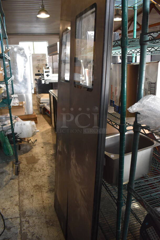 2 Metal Swinging Kitchen Doors. 17x2x82. 2 Times Your Bid! - Image 2 of 7