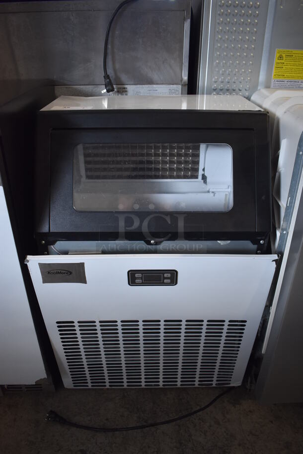 BRAND NEW SCRATCH AND DENT! KoolMore CIM-265 Stainless Steel Commercial Self Contained Undercounter Ice Machine. 115 Volts, 1 Phase. 22x16x32 - Image 1 of 6