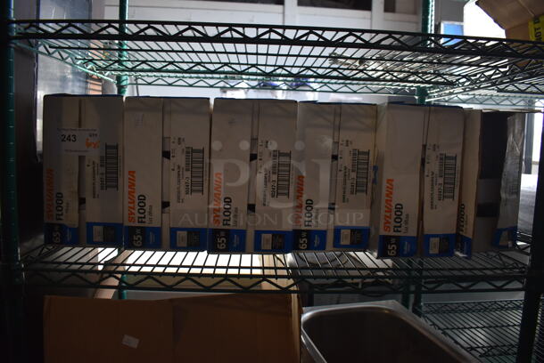 6 Boxes of 9 BRAND NEW Sylvania Flood Lightbulbs. One Box is Missing 2 Bulbs. 6 Times Your Bid! - Image 2 of 5