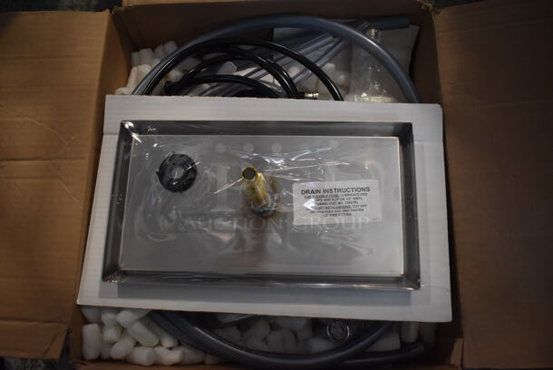 BRAND NEW IN BOX! Perlick 69526-2DA Stainless Steel Direct Draw Kegerator and Drip Tray. Stock Picture Used As Gallery - Image 2 of 8