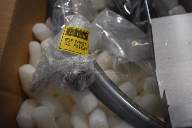 BRAND NEW IN BOX! Perlick 69526-2DA Stainless Steel Direct Draw Kegerator and Drip Tray. Stock Picture Used As Gallery - Image 5 of 8