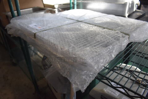 ALL ONE MONEY! Lot of White Poly Coated Racks. 24x26