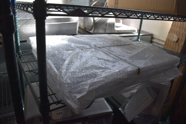 ALL ONE MONEY! Lot of White Poly Coated Racks. 24x26 - Image 2 of 4