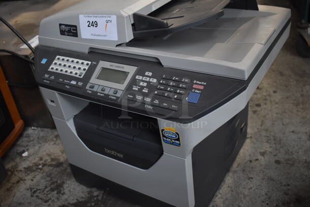 Brother MFC-8480DN Metal Countertop Copier Printer Fax Machine.  - Image 2 of 6