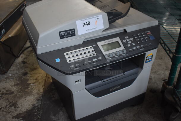 Brother MFC-8480DN Metal Countertop Copier Printer Fax Machine.  - Image 3 of 6