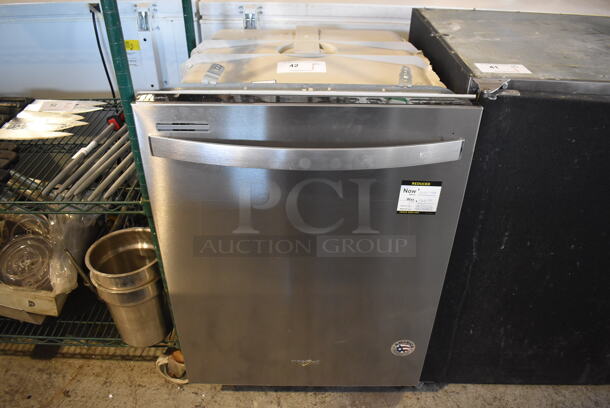 BRAND NEW SCRATCH AND DENT! Whirlpool WDT705PAKZ 0 Stainless Steel Commercial Undercounter Dishwasher. 120 Volts, 1 Phase. 24x26x35 - Image 2 of 6