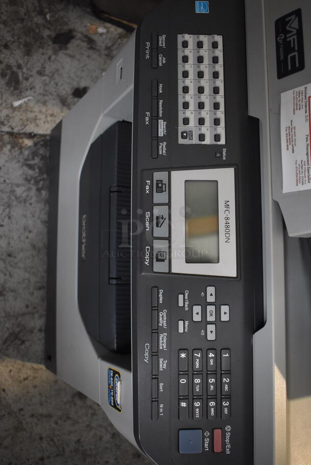 Brother MFC-8480DN Metal Countertop Copier Printer Fax Machine.  - Image 3 of 6