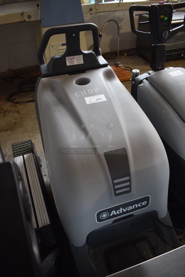 Nilfisk Advance Metal Floor Style Floor Cleaning Machine. 115 Volts, 1 Phase. 24x50x42. Tested and Powers On - Image 2 of 7