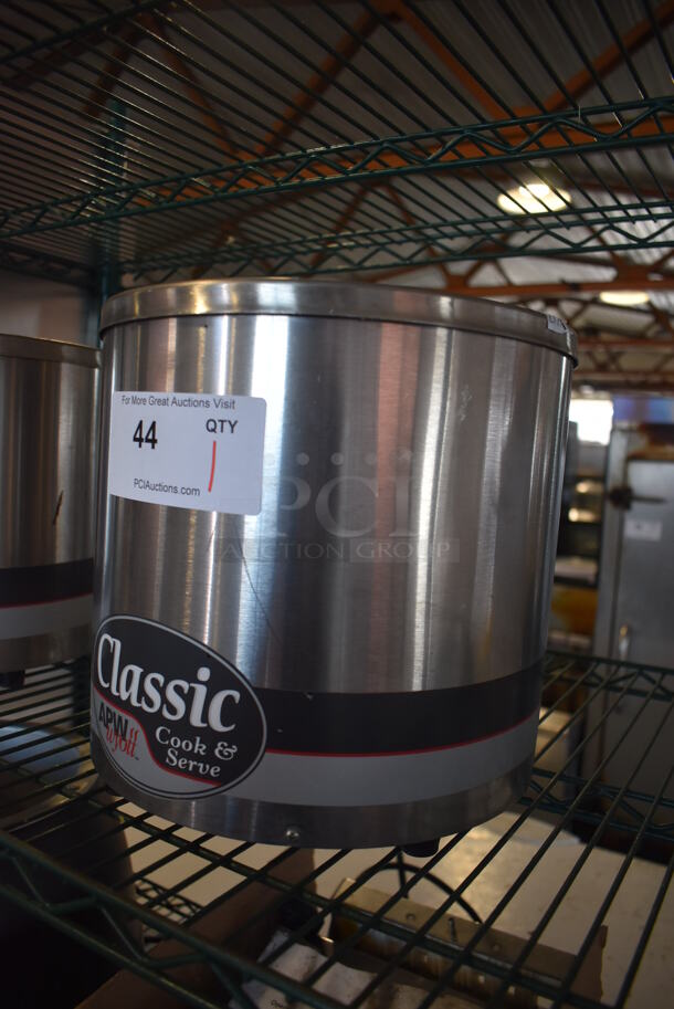 American Permanent Ware RCW-7 Stainless Steel Commercial Countertop Electric Powered Soup Kettle Food Warmer. 120 Volts, 1 Phase. 10.5x10.5x10.5. Tested and Working! - Image 2 of 7