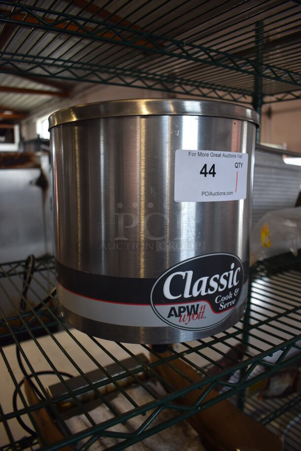 American Permanent Ware RCW-7 Stainless Steel Commercial Countertop Electric Powered Soup Kettle Food Warmer. 120 Volts, 1 Phase. 10.5x10.5x10.5. Tested and Working! - Image 3 of 7