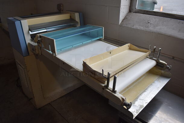 Tendicinghia Metal Commercial Floor Style Reversible Dough Sheeter. 250 Volts, 1 Phase. 113x38x48 - Image 2 of 9
