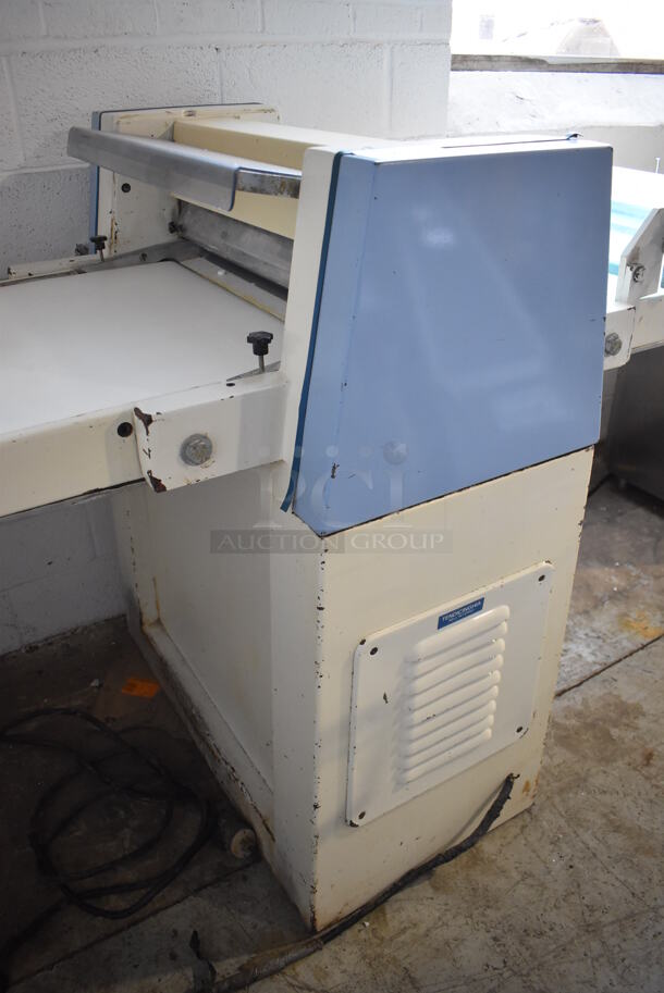 Tendicinghia Metal Commercial Floor Style Reversible Dough Sheeter. 250 Volts, 1 Phase. 113x38x48 - Image 4 of 9
