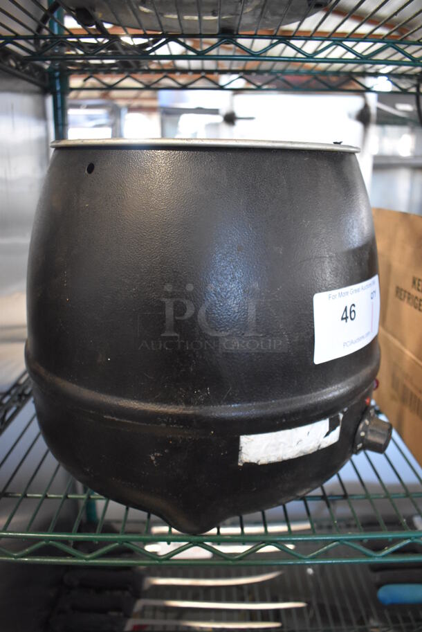 Stainless Steel Commercial Countertop Electric Powered Soup Kettle Food Warmer. 120 Volts, 1 Phase. 13x13x12.5. Tested and Does Not Power On - Image 4 of 5