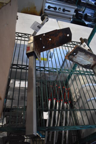 Metal Commercial Can Opener w/ Mount. 9x5x24