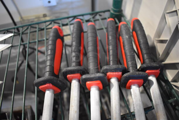 6 Metal Knife Sharpening Rods. 17.5". 6 Times Your Bid! - Image 3 of 3