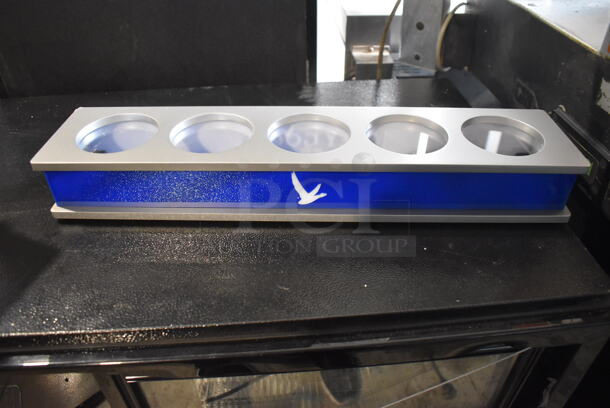 2 Gray Goose White Gray and Blue Light Up Bottle Display. 2 Times Your Bid!
