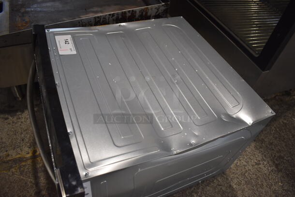 BRAND NEW SCRATCH AND DENT! Stainless Steel Drawer Style Microwave Oven. See Pictures For Glass Damage. 115 Volts, 1 Phase. 24x25x16 - Image 5 of 7