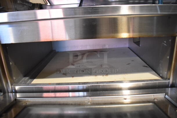 BRAND NEW SCRATCH AND DENT! 2022 Hoocoo CMO-1 Stainless Steel Commercial Countertop Electric Powered Pizza Oven w/ Thermostatic Controls. 120 Volts, 1 Phase. 23x20x12 - Image 5 of 7