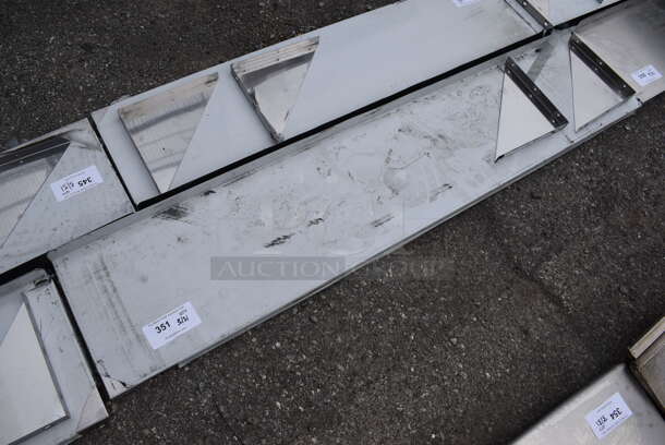 BRAND NEW SCRATCH AND DENT! KoolMore Stainless Steel Shelf w/ 2 Wall Mount Brackets. 60x12x3 - Image 1 of 3