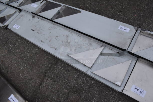 BRAND NEW SCRATCH AND DENT! KoolMore Stainless Steel Shelf w/ 2 Wall Mount Brackets. 60x12x3 - Image 2 of 3