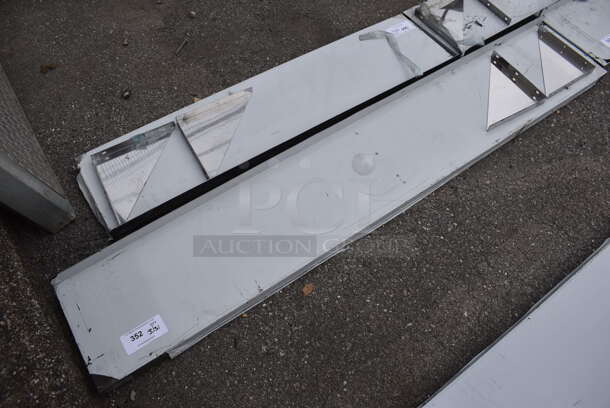 BRAND NEW SCRATCH AND DENT! KoolMore Stainless Steel Shelf w/ 2 Wall Mount Brackets. 72x12x3 - Image 1 of 3