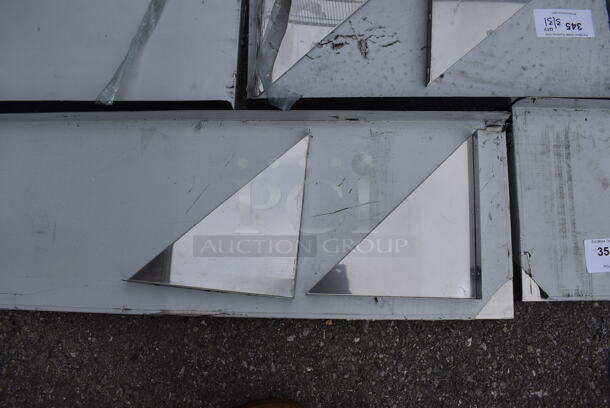 BRAND NEW SCRATCH AND DENT! KoolMore Stainless Steel Shelf w/ 2 Wall Mount Brackets. 72x12x3 - Image 2 of 3