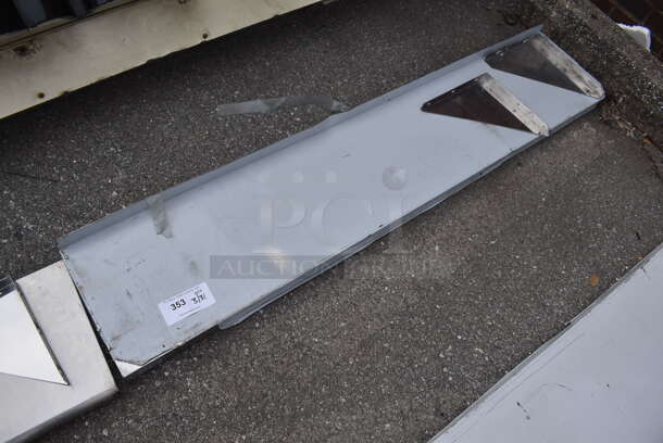 BRAND NEW SCRATCH AND DENT! KoolMore Stainless Steel Shelf w/ 2 Wall Mount Brackets. 60x12x3 - Image 1 of 3