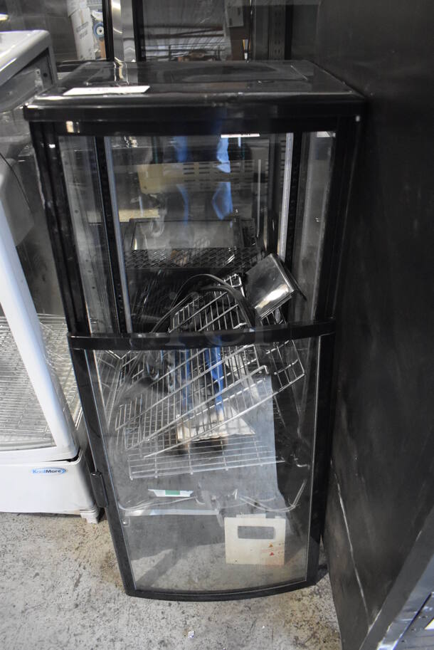 BRAND NEW SCRATCH AND DENT! KoolMore Metal Countertop Display Case Merchandiser w/ Metal Oven Racks. 17x16x39. Tested and Does Not Power On - Image 1 of 4