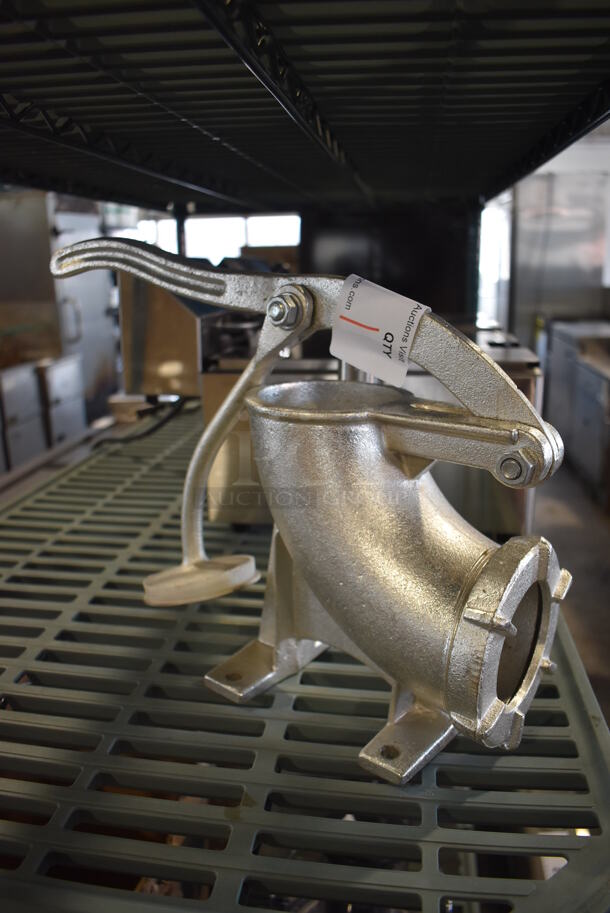 Metal Countertop Sausage Stuffer. 6x17x11 - Image 4 of 5