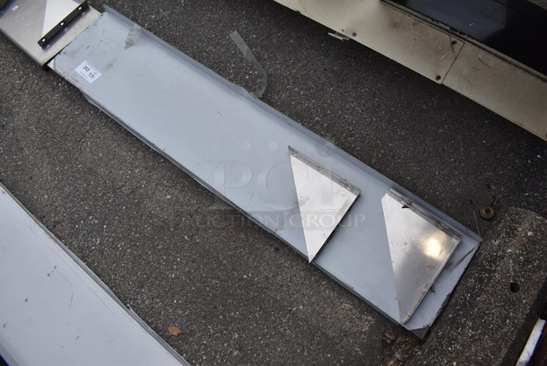 BRAND NEW SCRATCH AND DENT! KoolMore Stainless Steel Shelf w/ 2 Wall Mount Brackets. 60x12x3 - Image 3 of 3