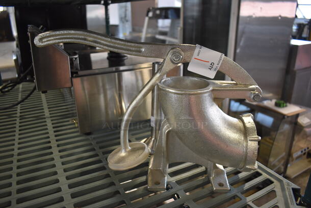 Metal Countertop Sausage Stuffer. 6x17x11 - Image 5 of 5