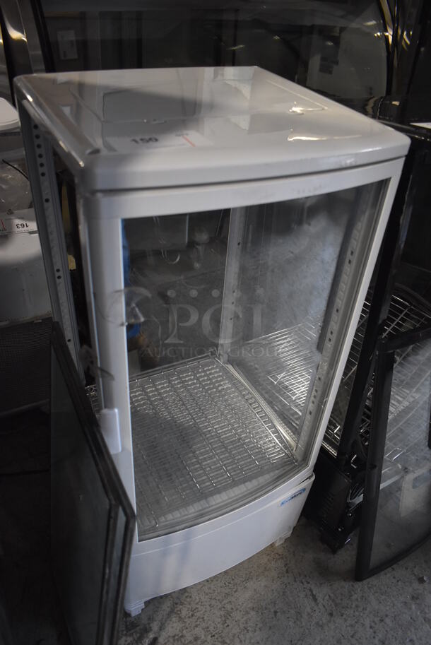 BRAND NEW SCRATCH AND DENT! KoolMore Metal Countertop Display Case Merchandiser w/ Metal Oven Racks. Missing 2 Glass Panes. 17x16x39. Tested and Powers On But Does Not Get Cold - Image 3 of 6