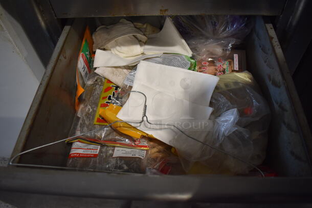 Sterling Stainless Steel Counter w/ Back Splash and 2 Drawers. 24x31x42 - Image 5 of 6