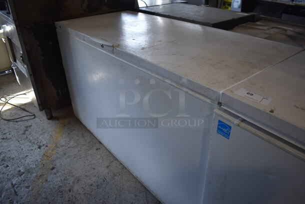 Frigidaire Metal Chest Freezer. 61.5x29x36. Tested and Working! - Image 3 of 5