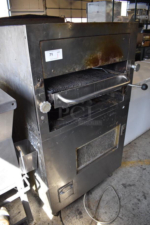 Stainless Steel Commercial Vertical Broiler. 34x37x65