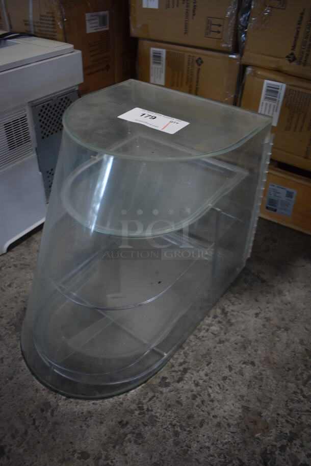 Poly Clear Countertop Dry Display Case Merchandiser. 12x18x14.5 - Image 2 of 4