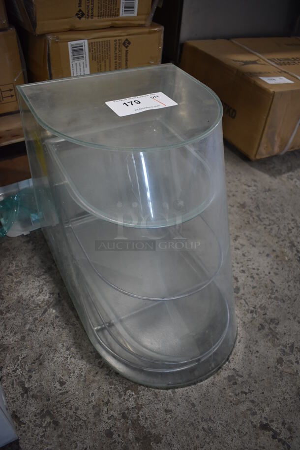 Poly Clear Countertop Dry Display Case Merchandiser. 12x18x14.5 - Image 3 of 4